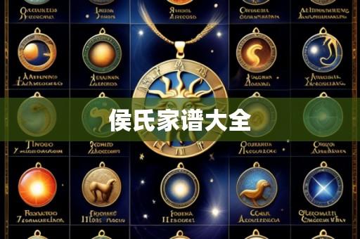 侯氏家谱大全