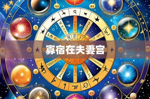 寡宿在夫妻宫
