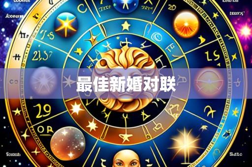 最佳新婚对联