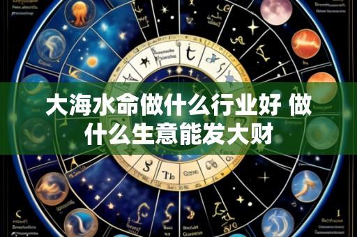 大海水命做什么行业好 做什么生意能发大财