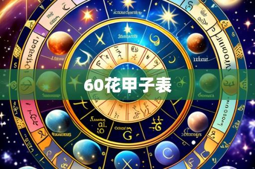60花甲子表