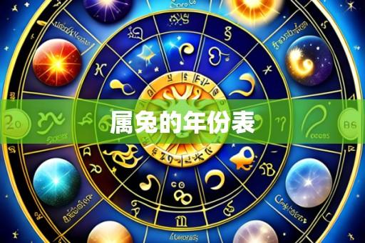 属兔的年份表