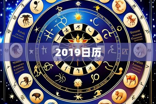 2019日历
