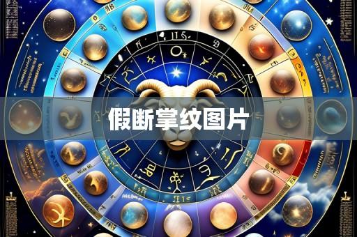 假断掌纹图片