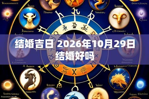 结婚吉日 2026年10月29日结婚好吗