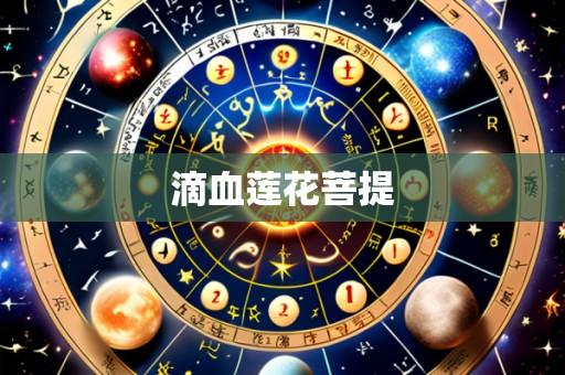 滴血莲花菩提
