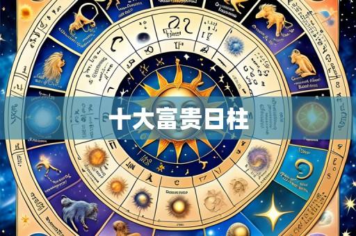 十大富贵日柱