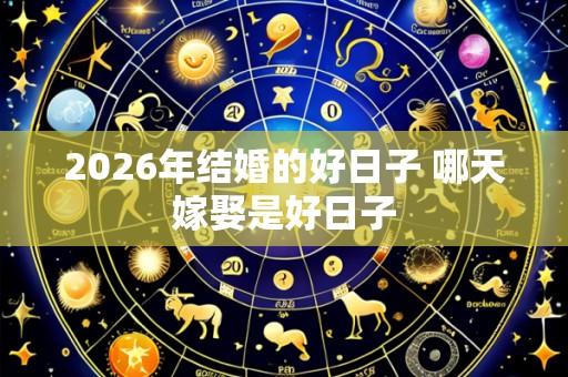 2026年结婚的好日子 哪天嫁娶是好日子