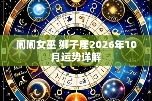 闹闹女巫 狮子座2026年10月运势详解