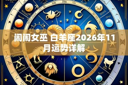 闹闹女巫 白羊座2026年11月运势详解
