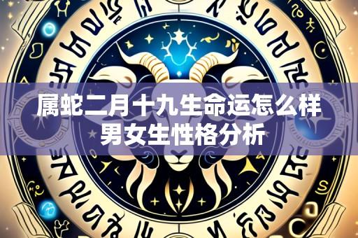 属蛇二月十九生命运怎么样 男女生性格分析