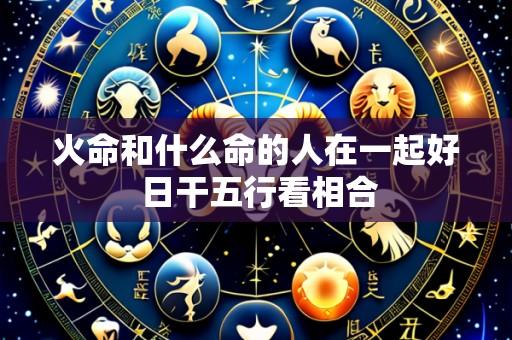 火命和什么命的人在一起好 日干五行看相合