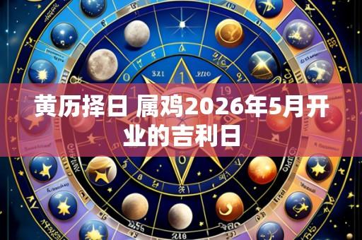 黄历择日 属鸡2026年5月开业的吉利日