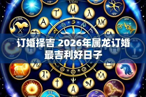 订婚择吉 2026年属龙订婚最吉利好日子