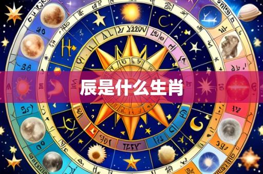 辰是什么生肖