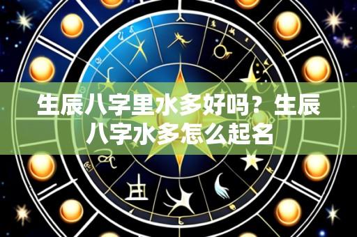 生辰八字里水多好吗?生辰八字水多怎么起名