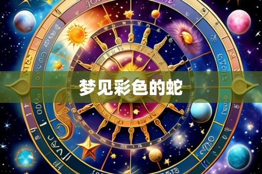 梦见彩色的蛇
