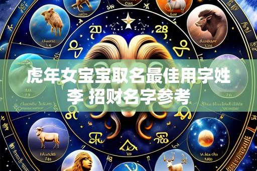 虎年女宝宝取名最佳用字姓李 招财名字参考