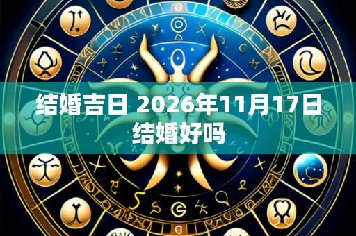 结婚吉日 2026年11月17日结婚好吗