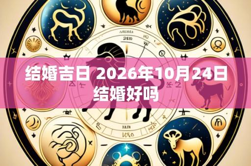 结婚吉日 2026年10月24日结婚好吗