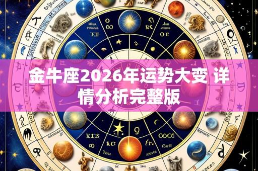 金牛座2026年运势大变 详情分析完整版