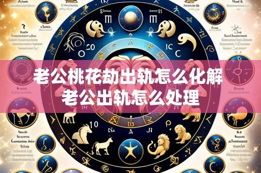 老公桃花劫出轨怎么化解 老公出轨怎么处理