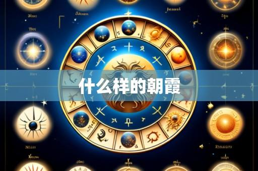 什么样的朝霞