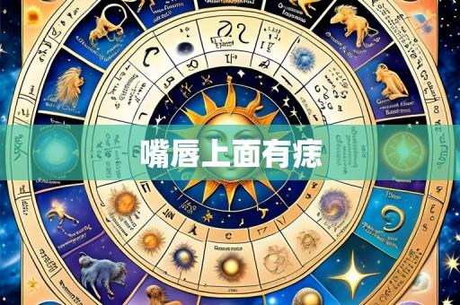嘴唇上面有痣