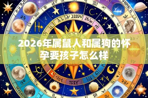 2026年属鼠人和属狗的怀孕要孩子怎么样