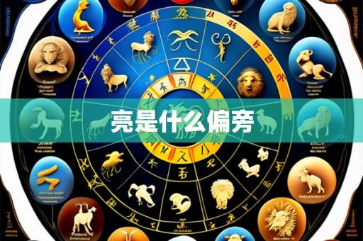 亮是什么偏旁