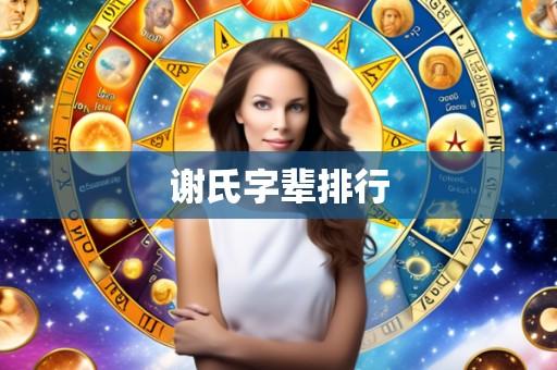谢氏字辈排行