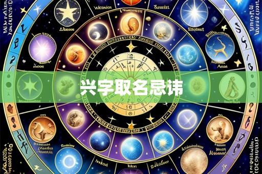 兴字取名忌讳