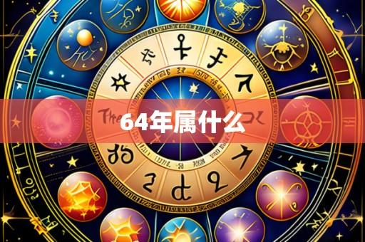 64年属什么