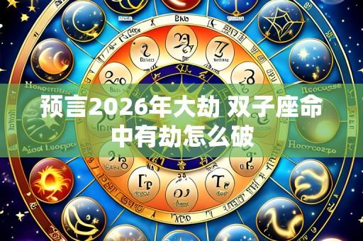预言2026年大劫 双子座命中有劫怎么破