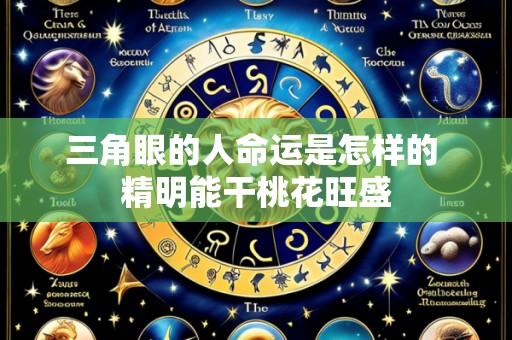 三角眼的人命运是怎样的 精明能干桃花旺盛