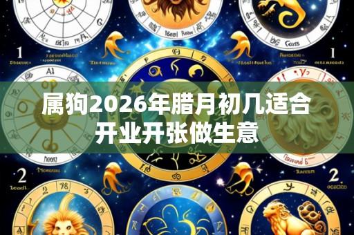 属狗2026年腊月初几适合开业开张做生意