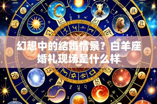 幻想中的结婚情景？白羊座婚礼现场是什么样