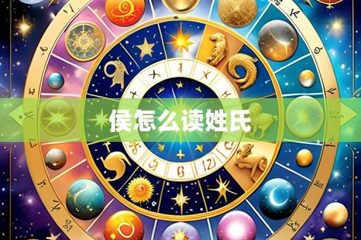 侯怎么读姓氏