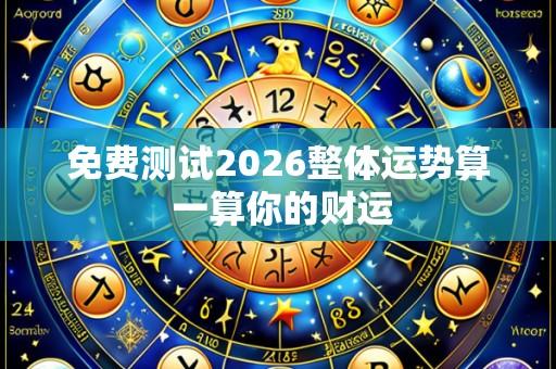 免费测试2026整体运势算 一算你的财运