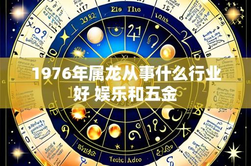 1976年属龙从事什么行业好 娱乐和五金