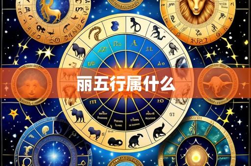 丽五行属什么