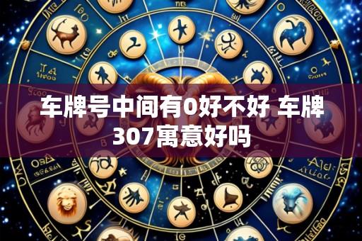 车牌号中间有0好不好 车牌307寓意好吗