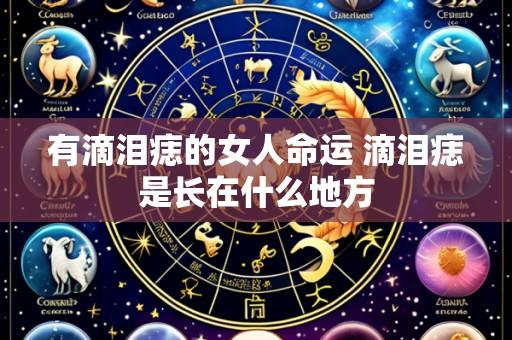 有滴泪痣的女人命运 滴泪痣是长在什么地方