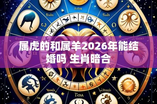 属虎的和属羊2026年能结婚吗 生肖暗合