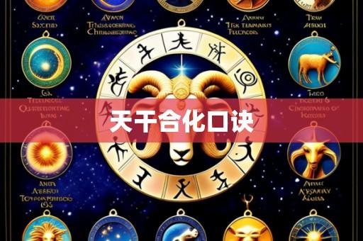 天干合化口诀