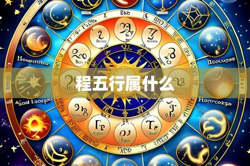 程五行属什么
