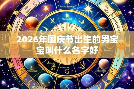 2026年国庆节出生的男宝宝叫什么名字好