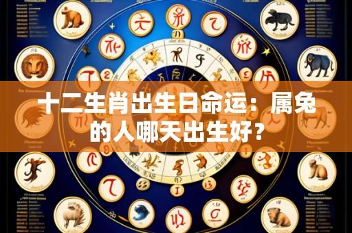 十二生肖出生日命运：属兔的人哪天出生好？