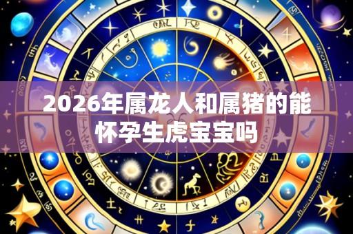 2026年属龙人和属猪的能怀孕生虎宝宝吗