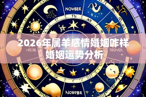 2026年属羊感情婚姻咋样 婚姻运势分析